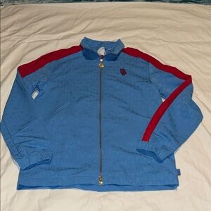 Blue and Red Track Jacket